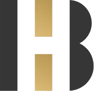H2B Logo Schwarz Gold