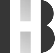 H2B Logo Schwarz Silber