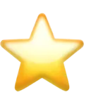 Emoji goldener Stern